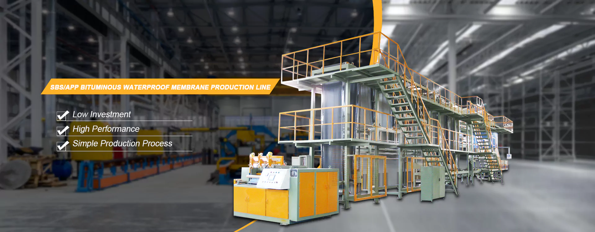 Čína výrobce zařízení pro hydroizolaci asfaltových membrán